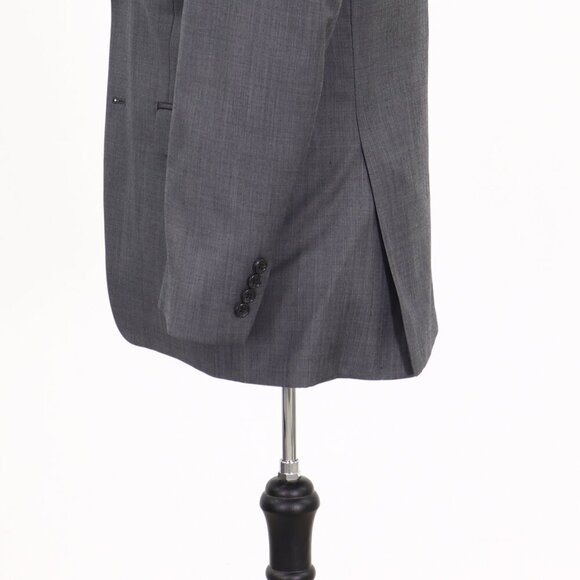 Alfani 38R Gray Solid 2-Button Sport Coat Blazer Jacket G308 - Picture 6 of 11